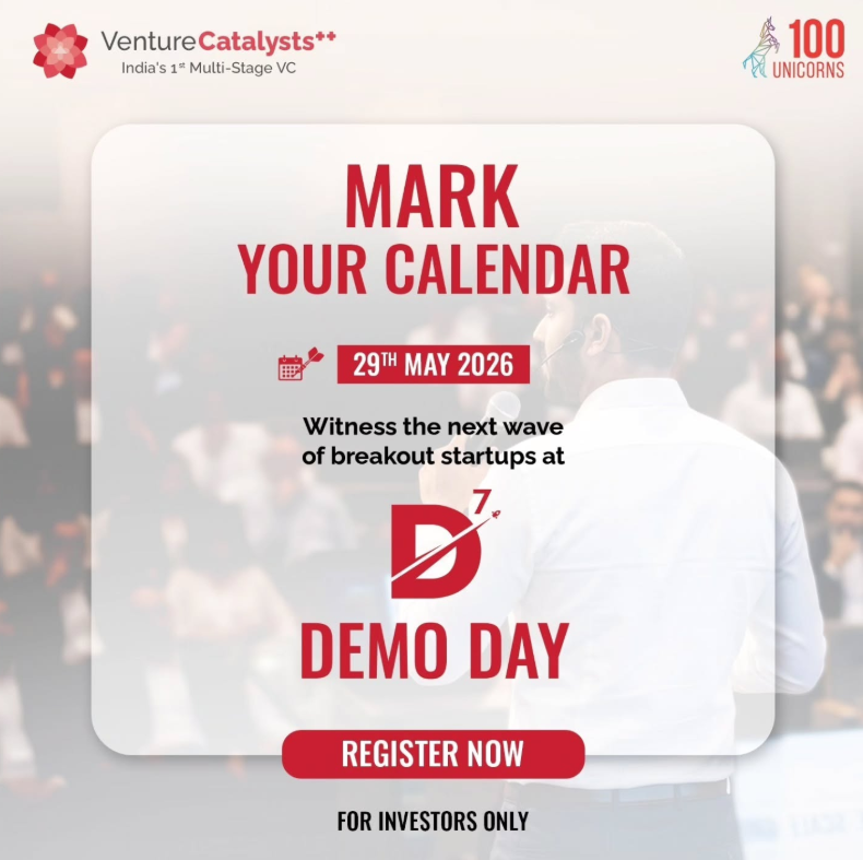Venture Catalysts ++ to showcase 12 curated startups seeking to raise around $46 mn at Demo Day 7 Read more at: https://economictimes.indiatimes.com/tech/technology/venture-catalysts-to-showcase-12-curated-startups-seeking-to-raise-around-46-mn-at-demo-day-7/articleshow/131343159.cms?utm_source=contentofinterest&utm_medium=text&utm_campaign=cppst